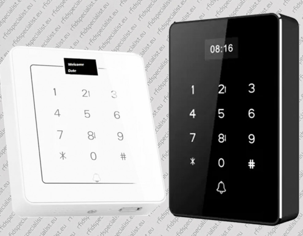 Elegant access control with 125 kHz RFID reader and PIN pad 